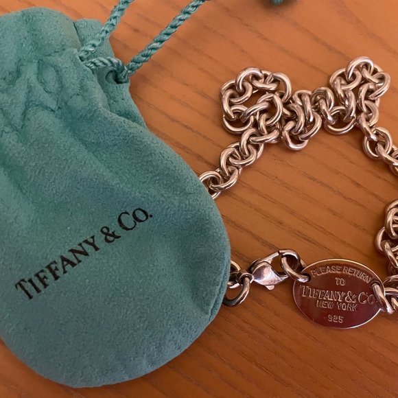 Tiffany & Co. Jewelry Return To Tiffanys Oval Tag Necklace Poshmark